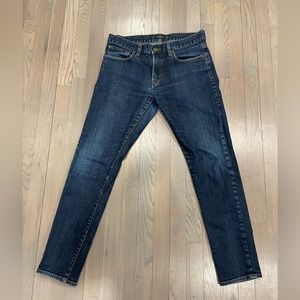 CLUB MONACO  Dark Wash Slim Fit Jeans